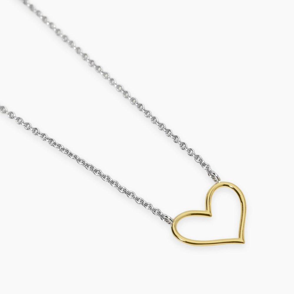 Mabina - Girocollo Argento - Oro 9K - Cuore Mabina - Girocollo Argento - Oro 9K - Cuore