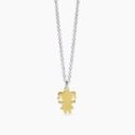 Mabina - Girocollo Argento 925 - Oro 9K - Bambina
