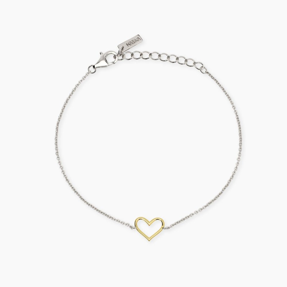 Mabina - Bracciale Argento 925 - Oro 9K