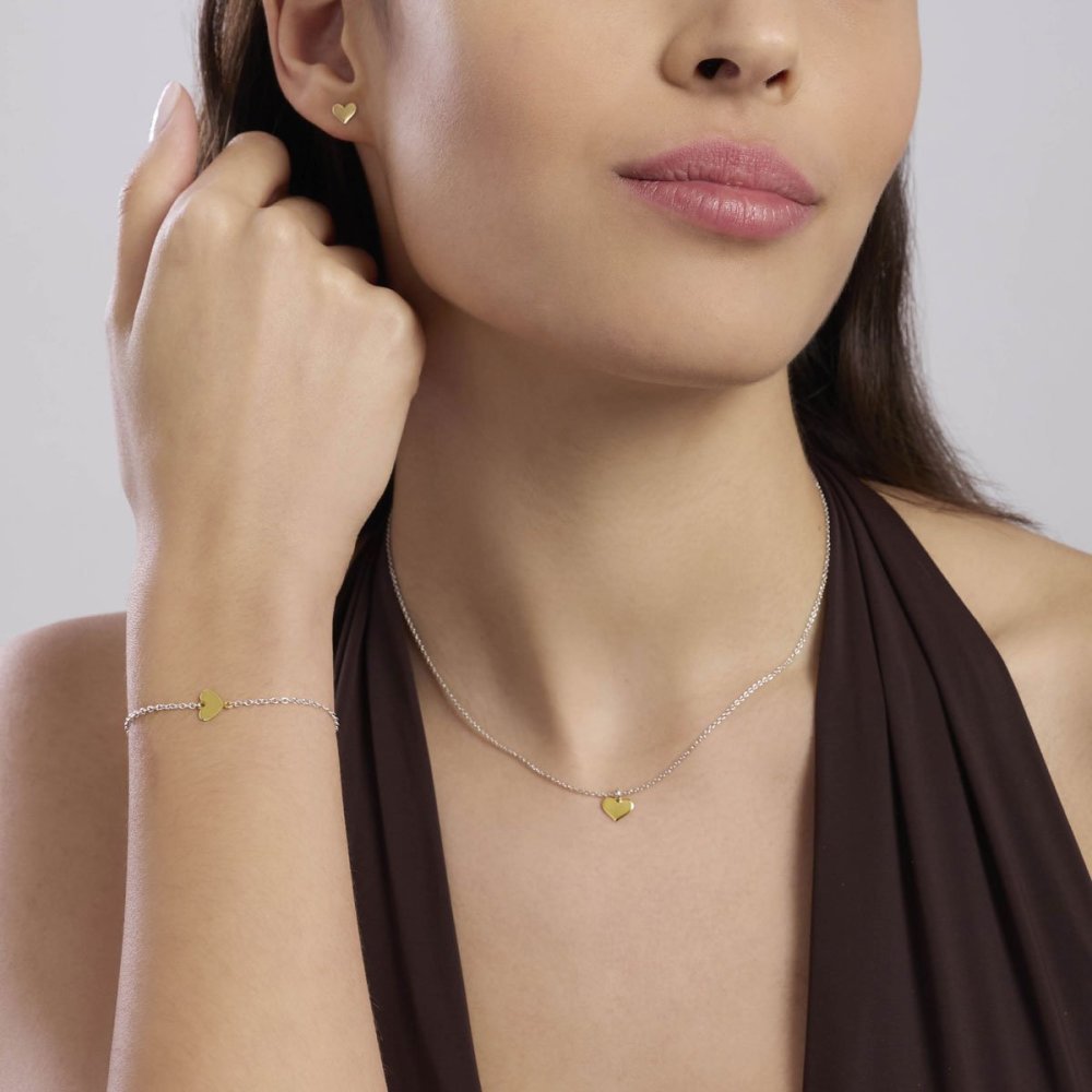 Mabina - Bracciale Argento 925 - Oro 9K