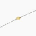 Mabina - Bracciale Argento - Oro 9K - Quadrifoglio