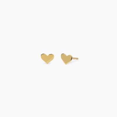 Mabina - Orecchini Cuore - Oro 9K - Argento 925