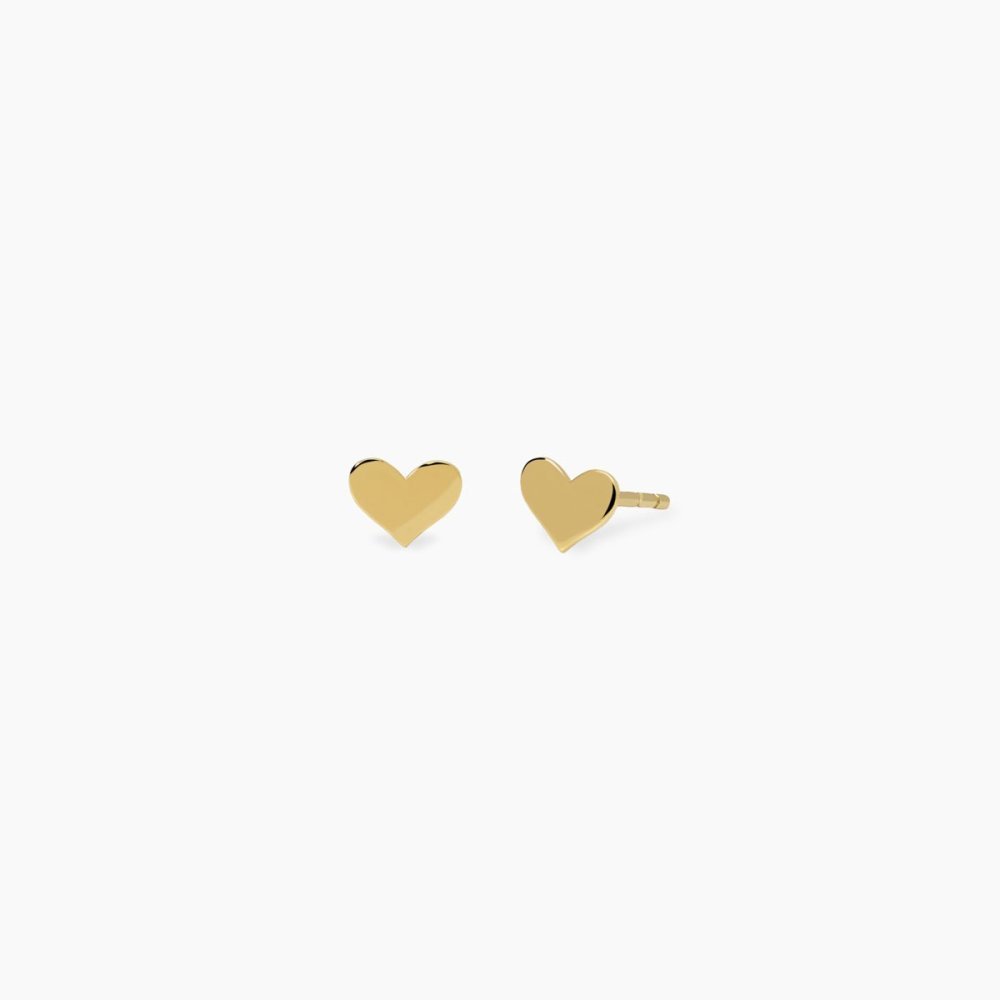 Mabina - Orecchini Cuore - Oro 9K - Argento 925