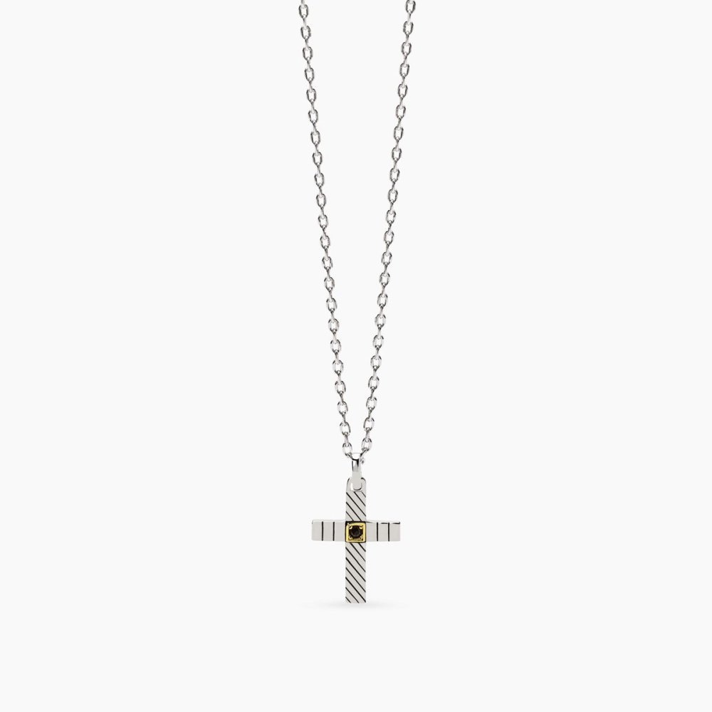 Mabina - Collana Argento 925 - Zirconi Neri Mabina - Collana Argento 925 - Zirconi Neri