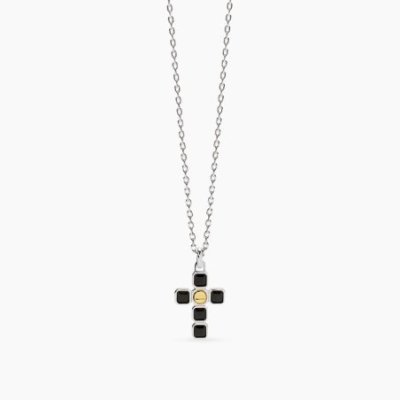Mabina - Collana In Argento - Zirconi Neri