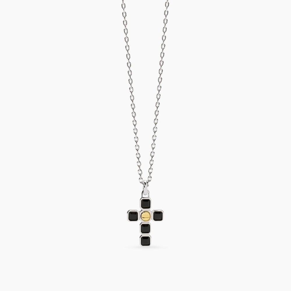 Mabina - Collana In Argento - Zirconi Neri Mabina - Collana In Argento - Zirconi Neri