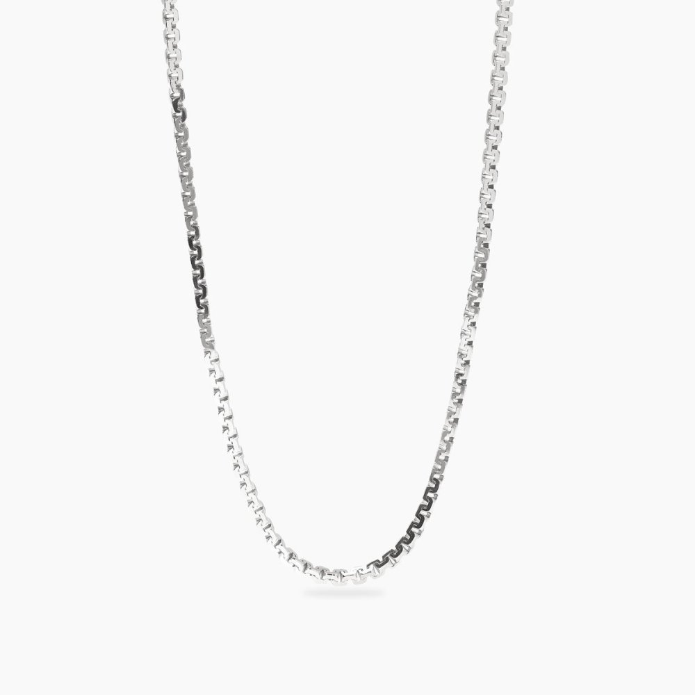 Mabina - Collana In Argento 925 - Catena Maglia Greca Mabina - Collana In Argento 925 - Catena Maglia Greca