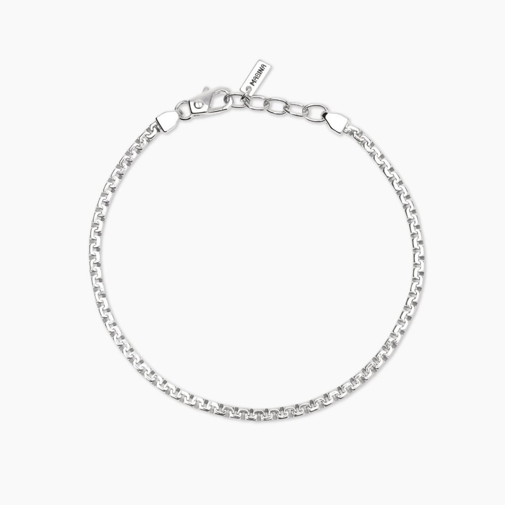 Mabina - Bracciale Argento - Catena Maglia Greca