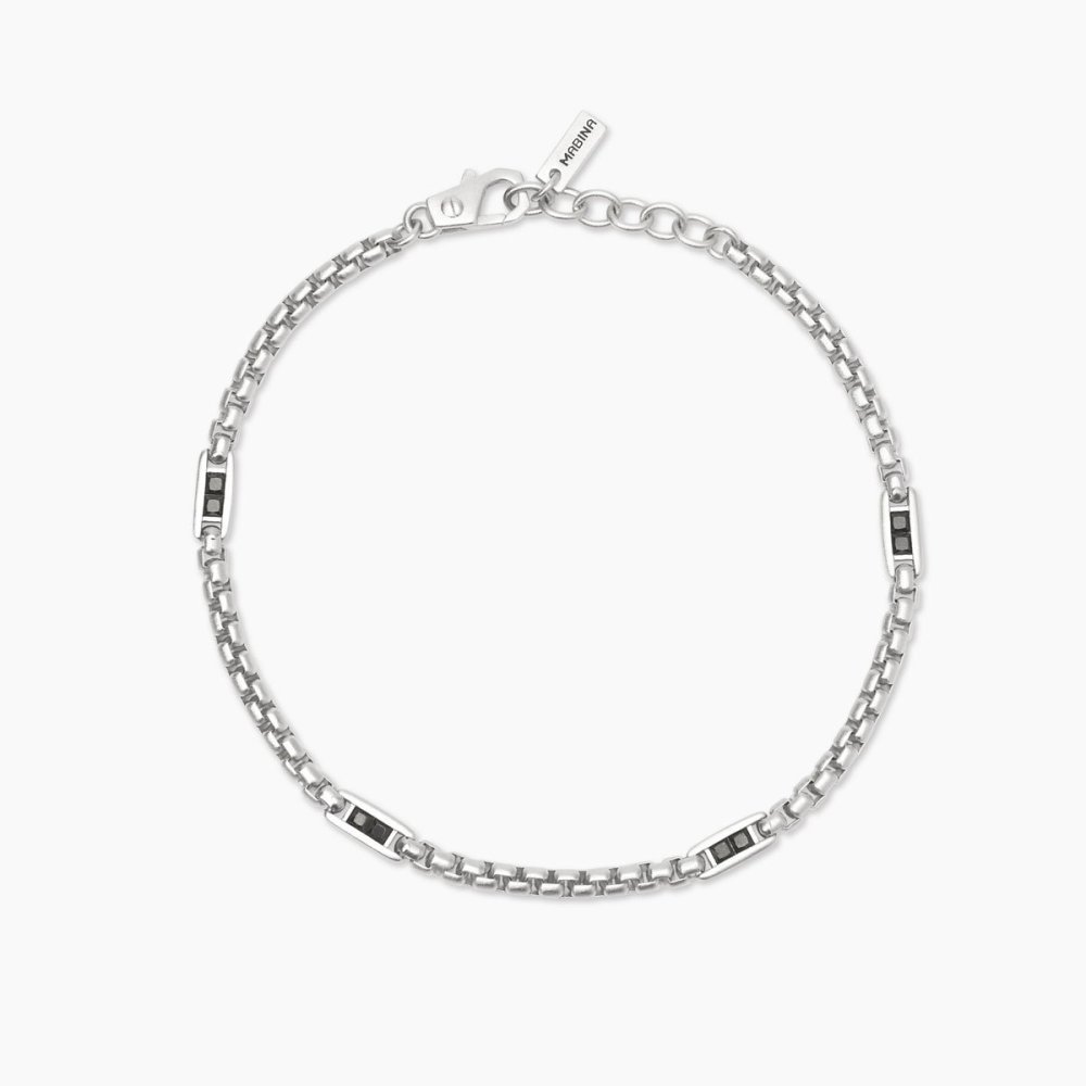 Mabina - Bracciale Argento 925 - Zirconi Neri