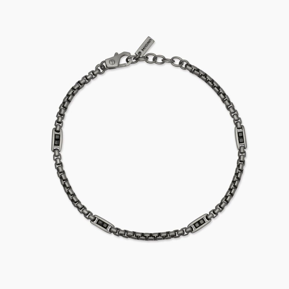 Mabina - Bracciale Argento 925 - Zirconi Neri