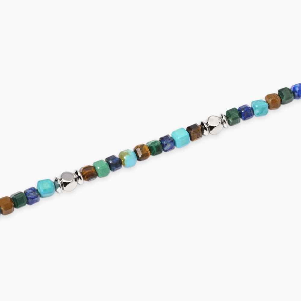 Mabina - Bracciale In Argento - Pietre Multicolor