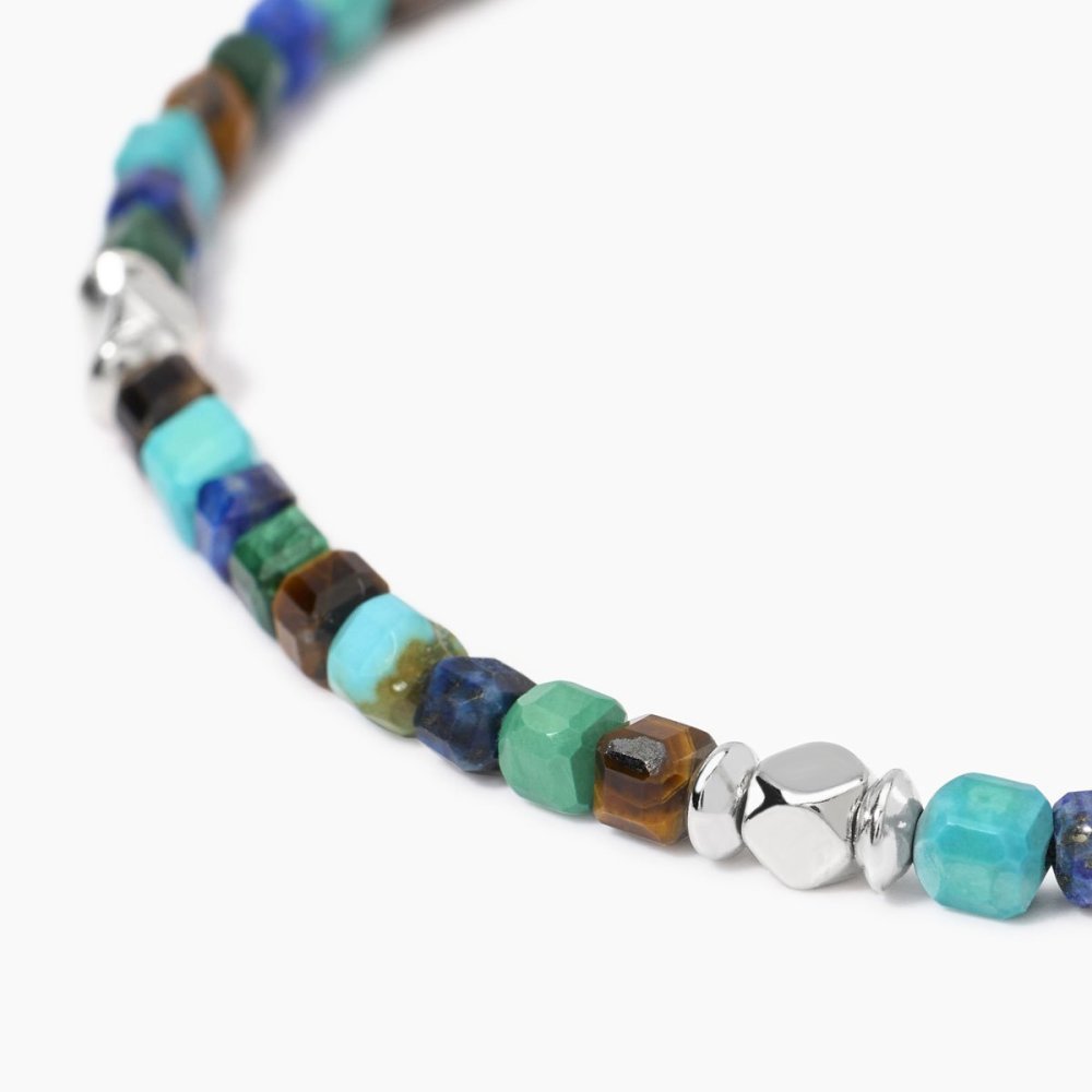 Mabina - Bracciale In Argento - Pietre Multicolor