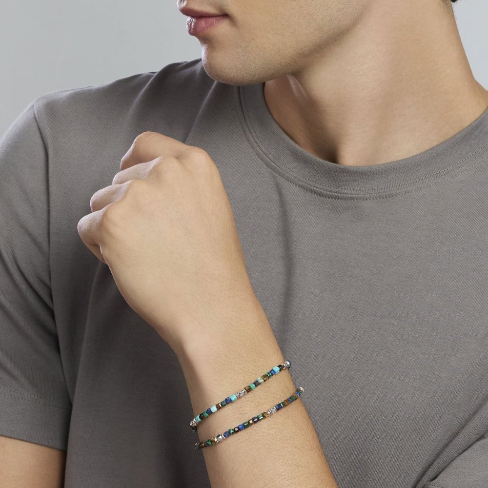Mabina - Bracciale In Argento - Pietre Multicolor