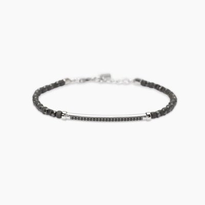 Mabina - Bracciale Argento - Ematite - Zirconi