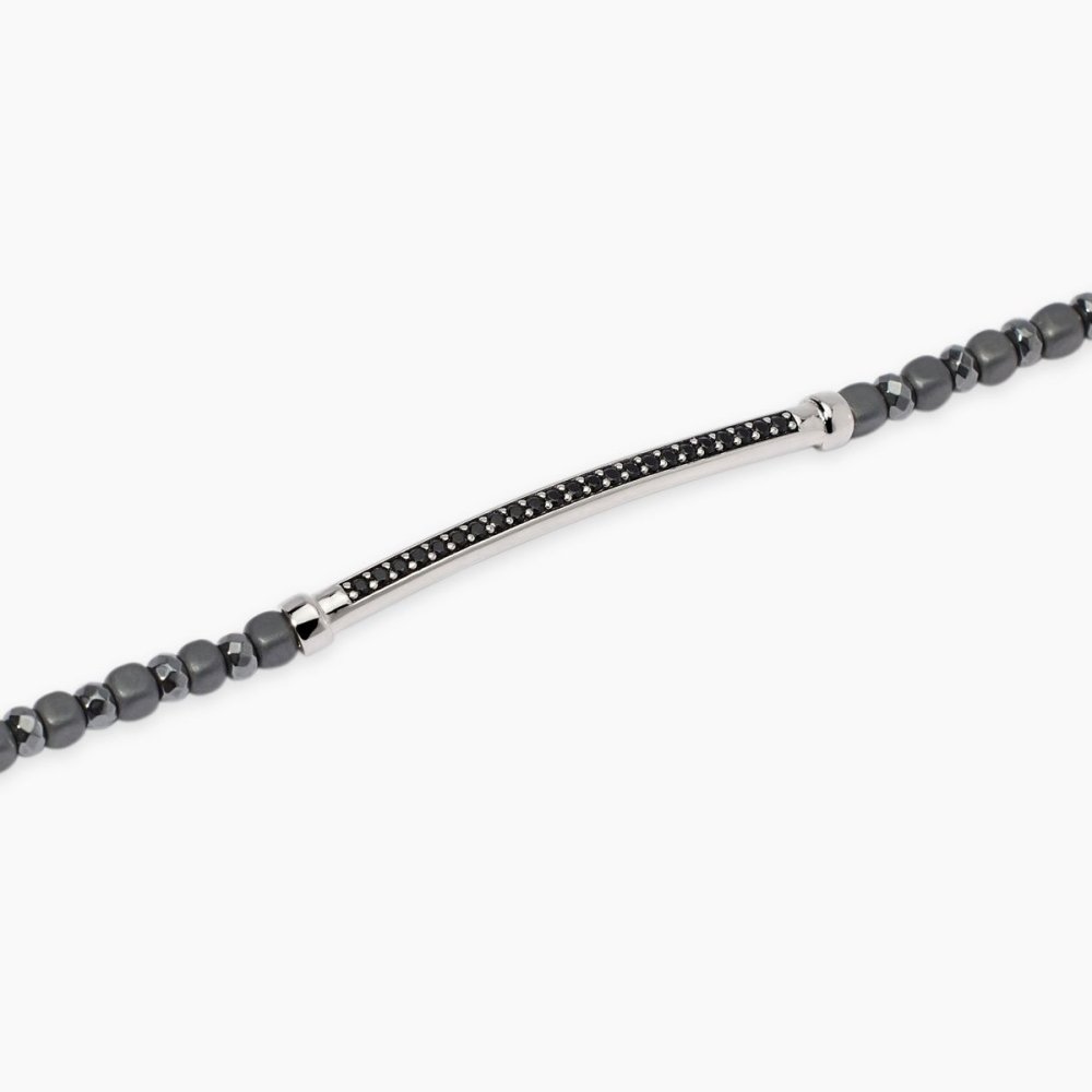 Mabina - Bracciale Argento - Ematite - Zirconi