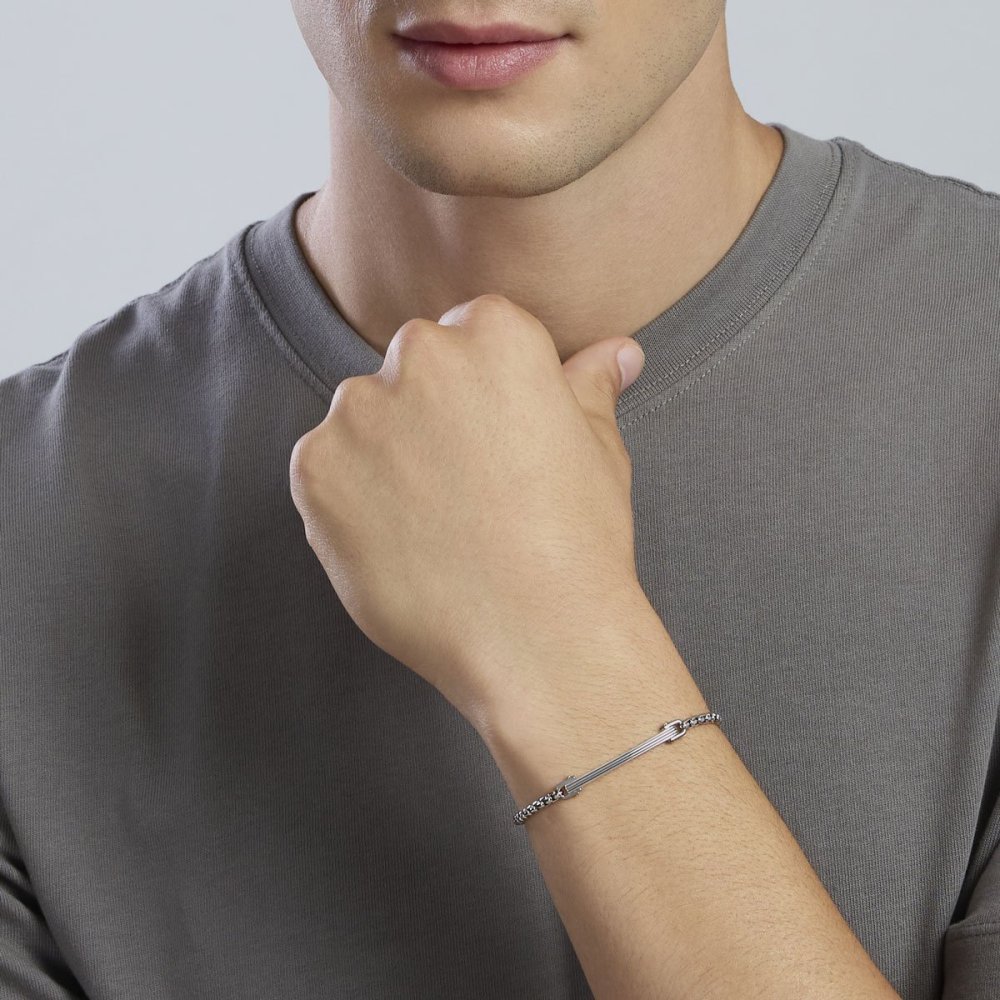 Mabina - Bracciale In Argento 925 - Catena Veneta