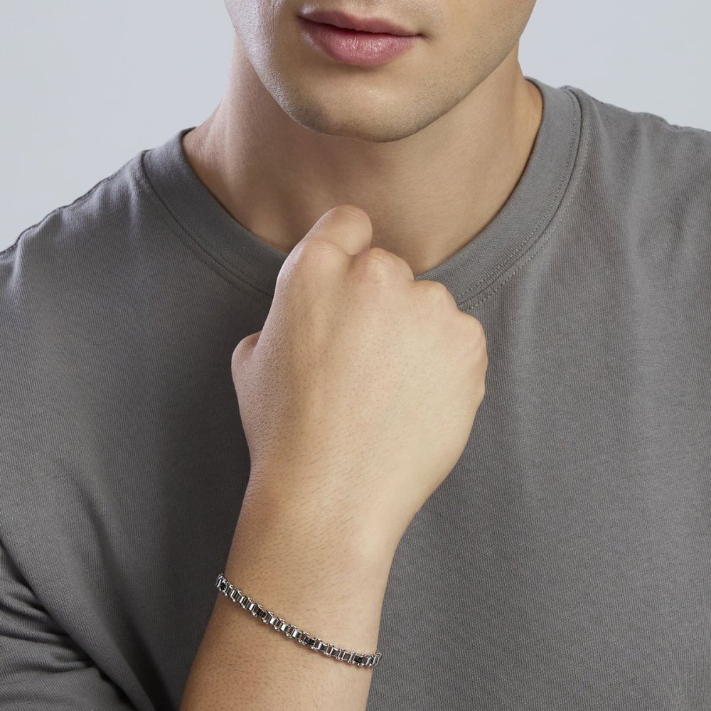 Mabina - Bracciale In Argento - Zirconi Neri