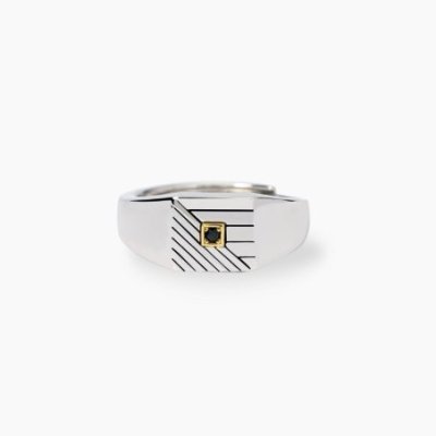 Mabina - Anello In Argento - Zirconi Nero