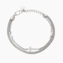 Kidult - Bracciale In Acciaio - Cristalli