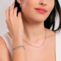 Kidult - Bracciale In Acciaio - Cristalli