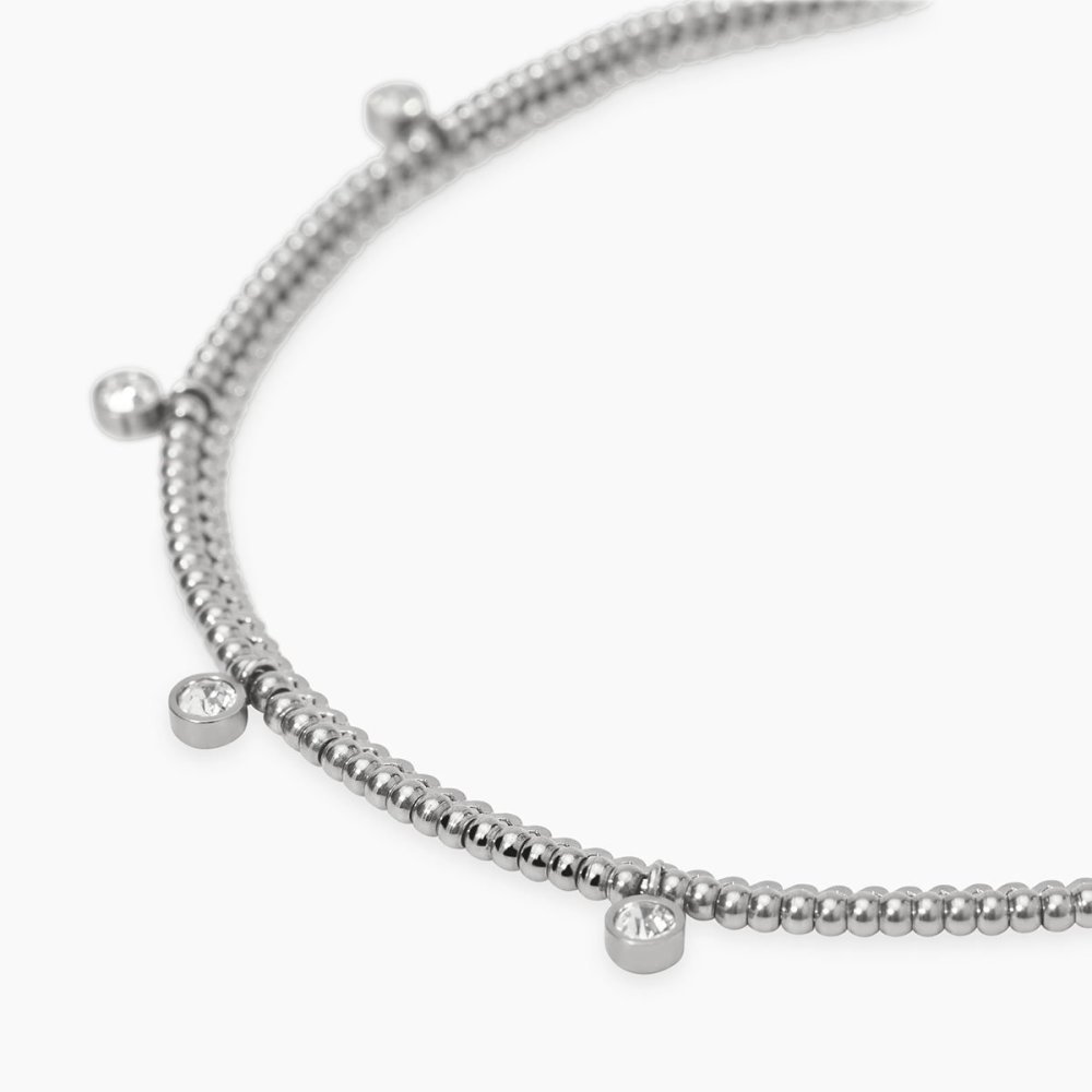Kidult - Bracciale In Acciaio - Cristalli