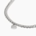 Kidult - Bracciale In Acciaio - Regolabile - Cuore