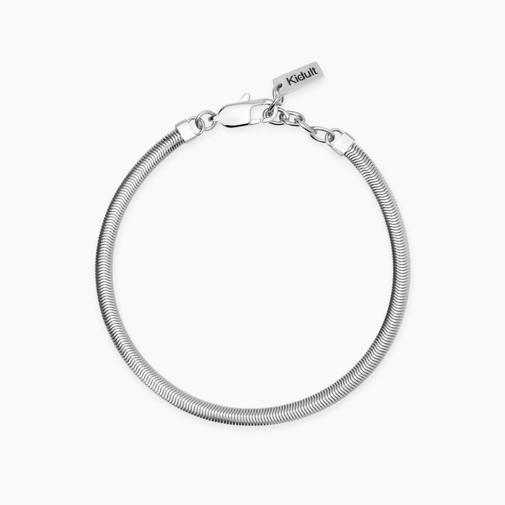 Kidult - Bracciale In Acciaio - Lunghezza Regolabile