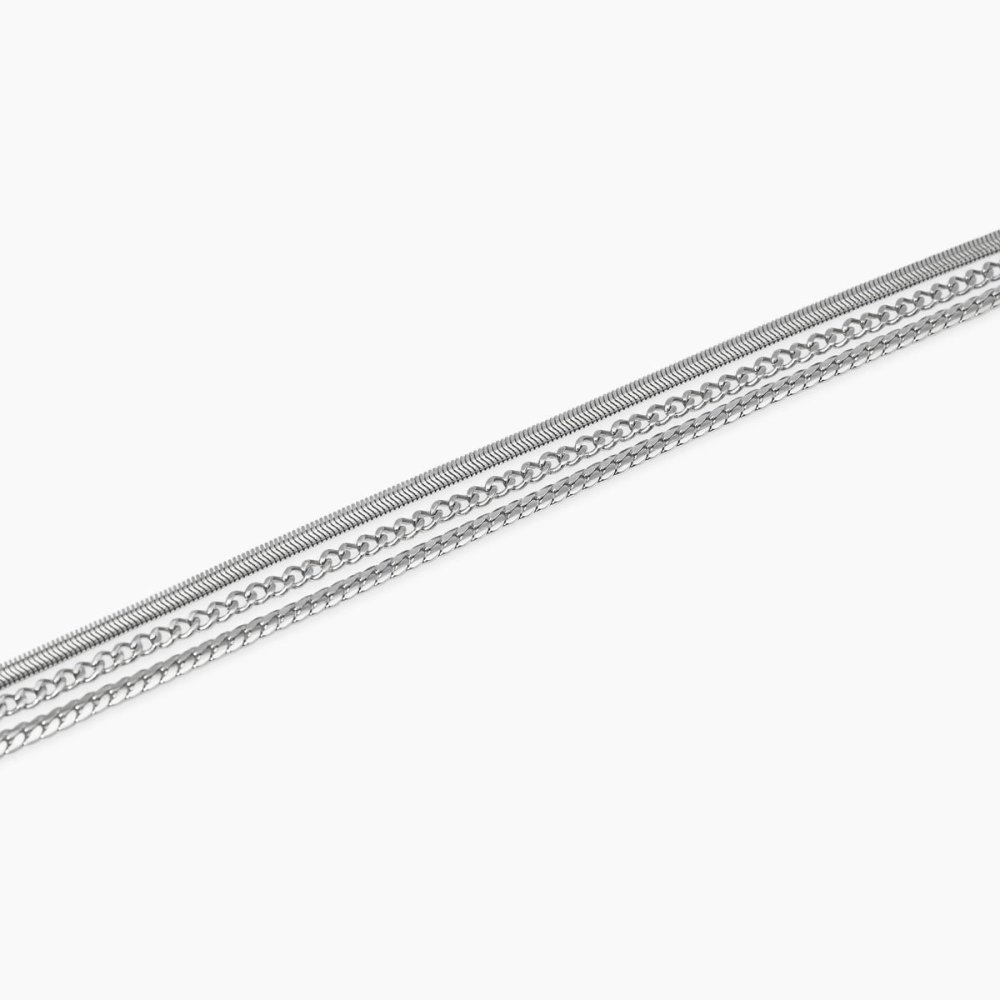 Kidult - Bracciale In Acciaio 316L - Lunghezza Regolabile