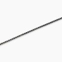 Kidult - Bracciale In Acciaio - Cristalli Neri