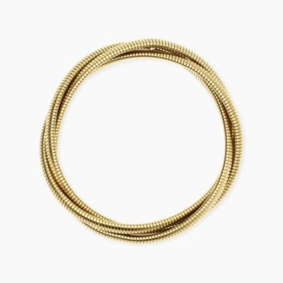 Kidult - Bracciale In Acciaio - Pvd Giallo