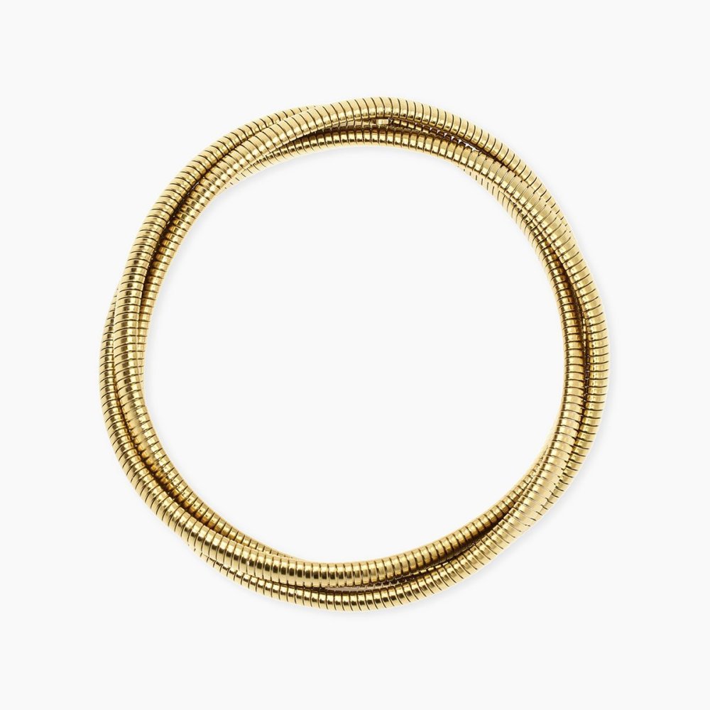 Kidult - Bracciale In Acciaio - Pvd Giallo