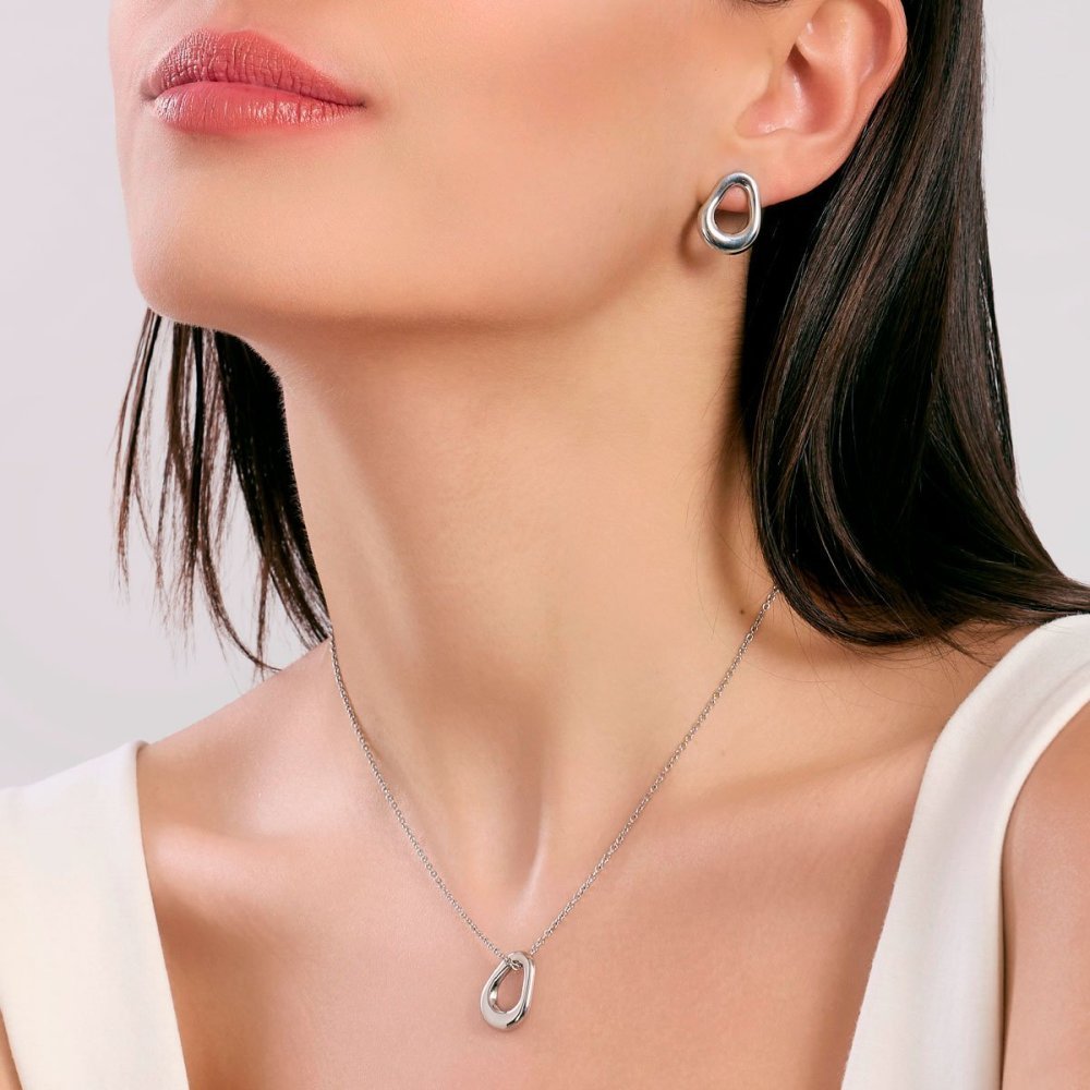 Kidult - Orecchini In Acciaio 316L - 14X18.8 Mm