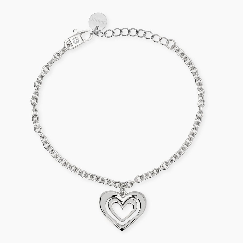 Kidult - Bracciale In Acciaio - Cuore