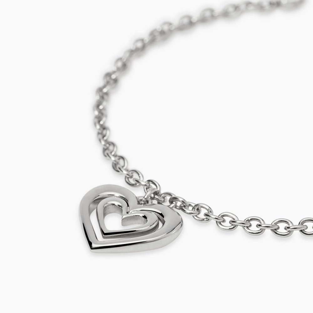 Kidult - Bracciale In Acciaio - Cuore