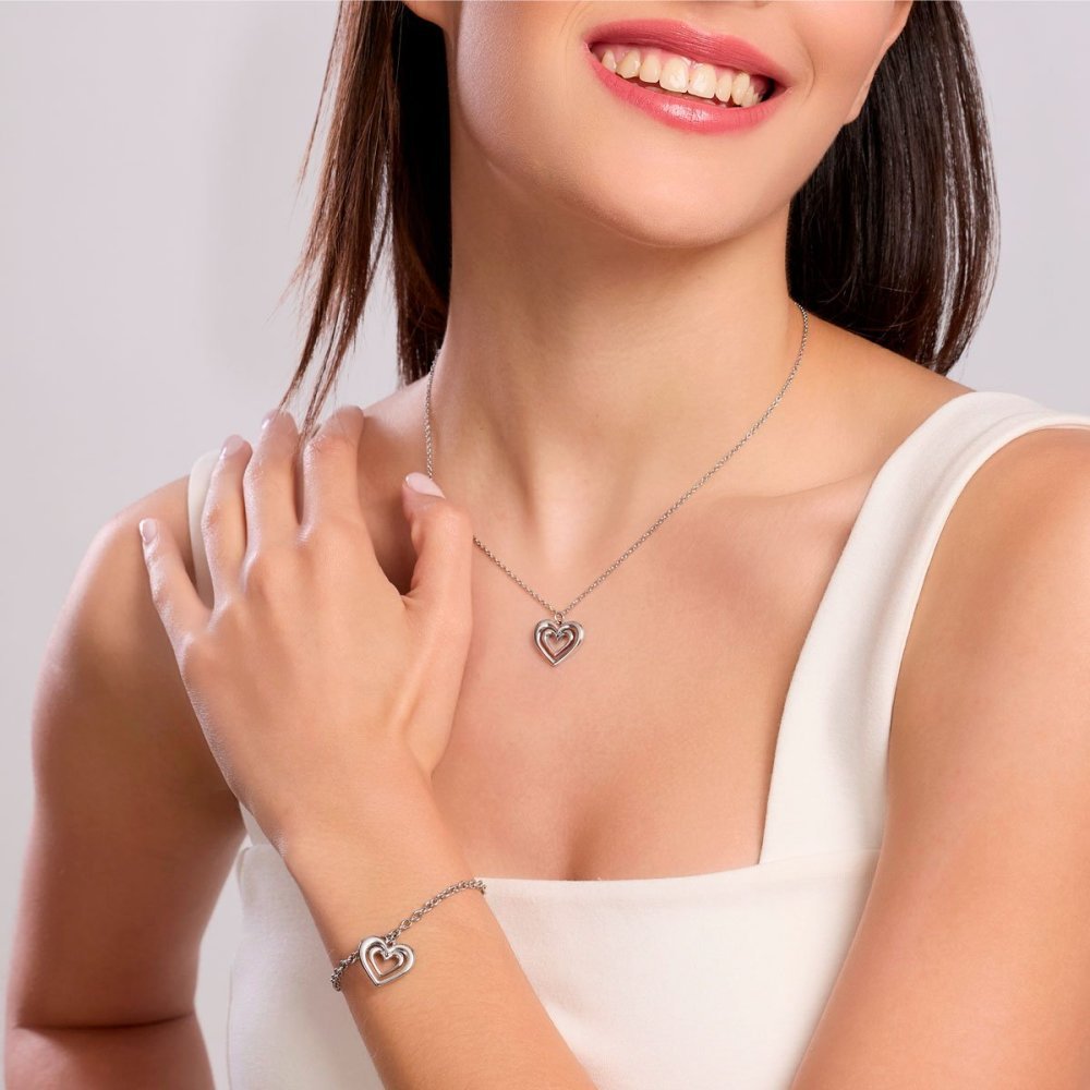 Kidult - Bracciale In Acciaio - Cuore