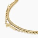 Kidult - Bracciale In Acciaio - Pvd Giallo - Cristalli