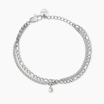 Kidult - Bracciale In Acciaio - Cristalli