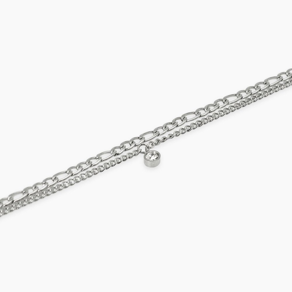 Kidult - Bracciale In Acciaio - Cristalli
