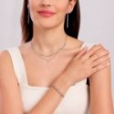 Kidult - Bracciale In Acciaio - Cristalli