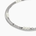 Kidult - Bracciale In Acciaio - Perle Conchiglia
