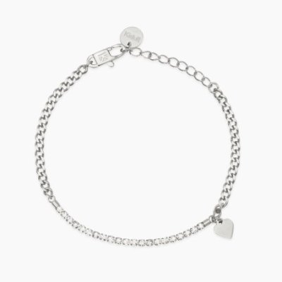 Kidult - Bracciale In Acciaio - Cristalli