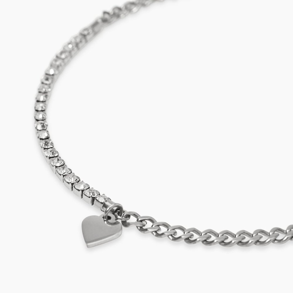 Kidult - Bracciale In Acciaio - Cristalli