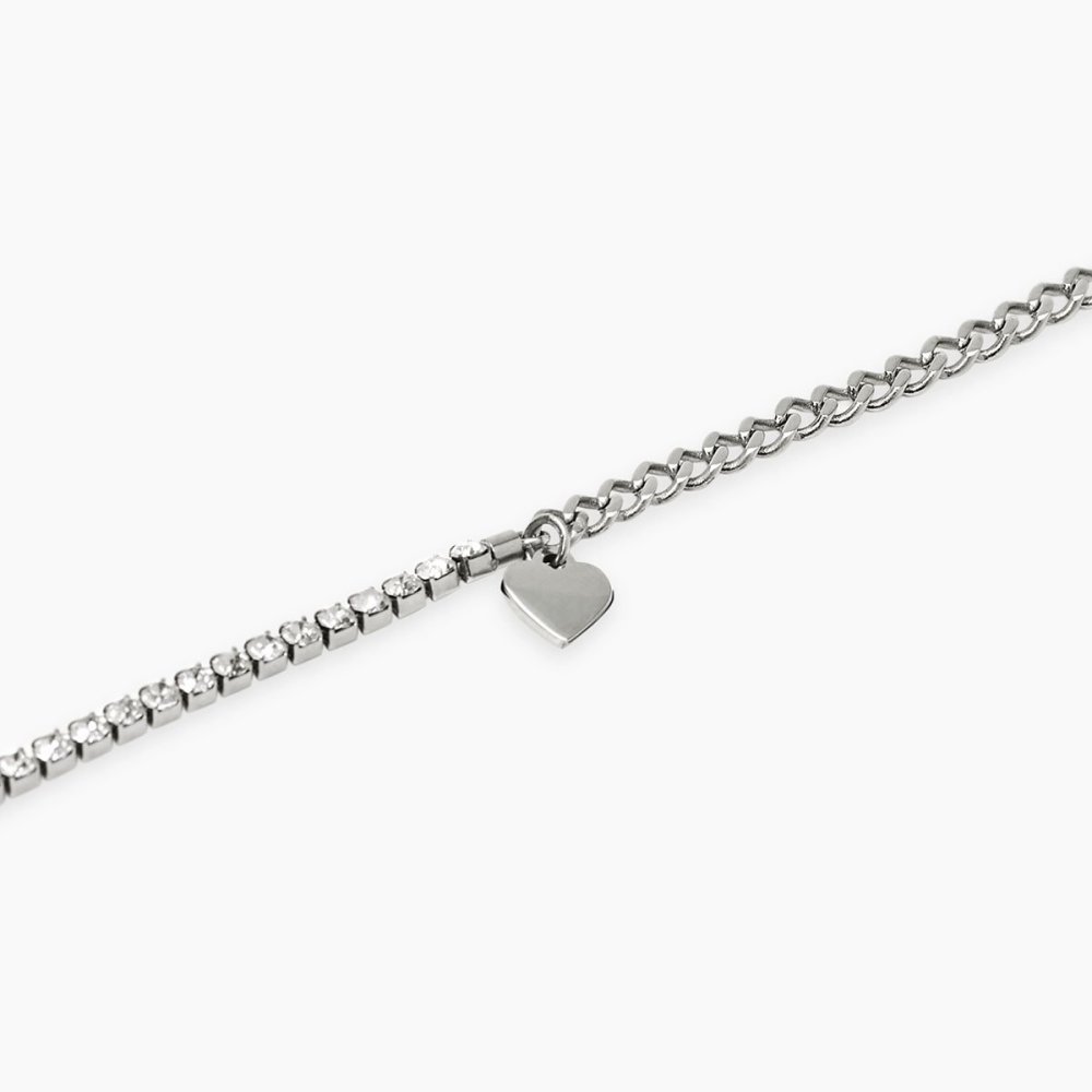 Kidult - Bracciale In Acciaio - Cristalli