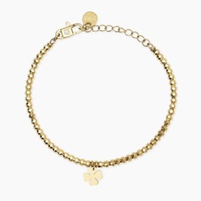 Kidult - Bracciale In Acciaio - Pvd Giallo