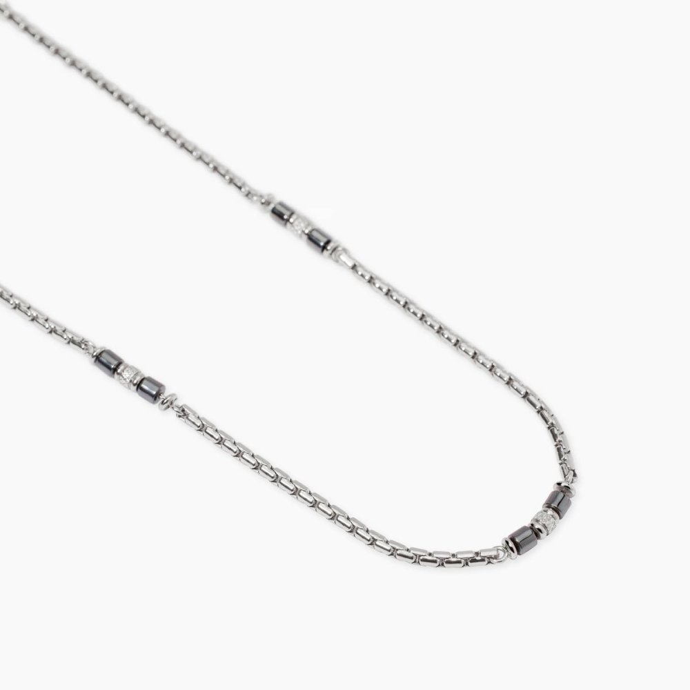 Kidult - Collana In Acciaio 316L - Ematite