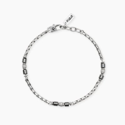 Kidult - Bracciale In Acciaio - Ematite