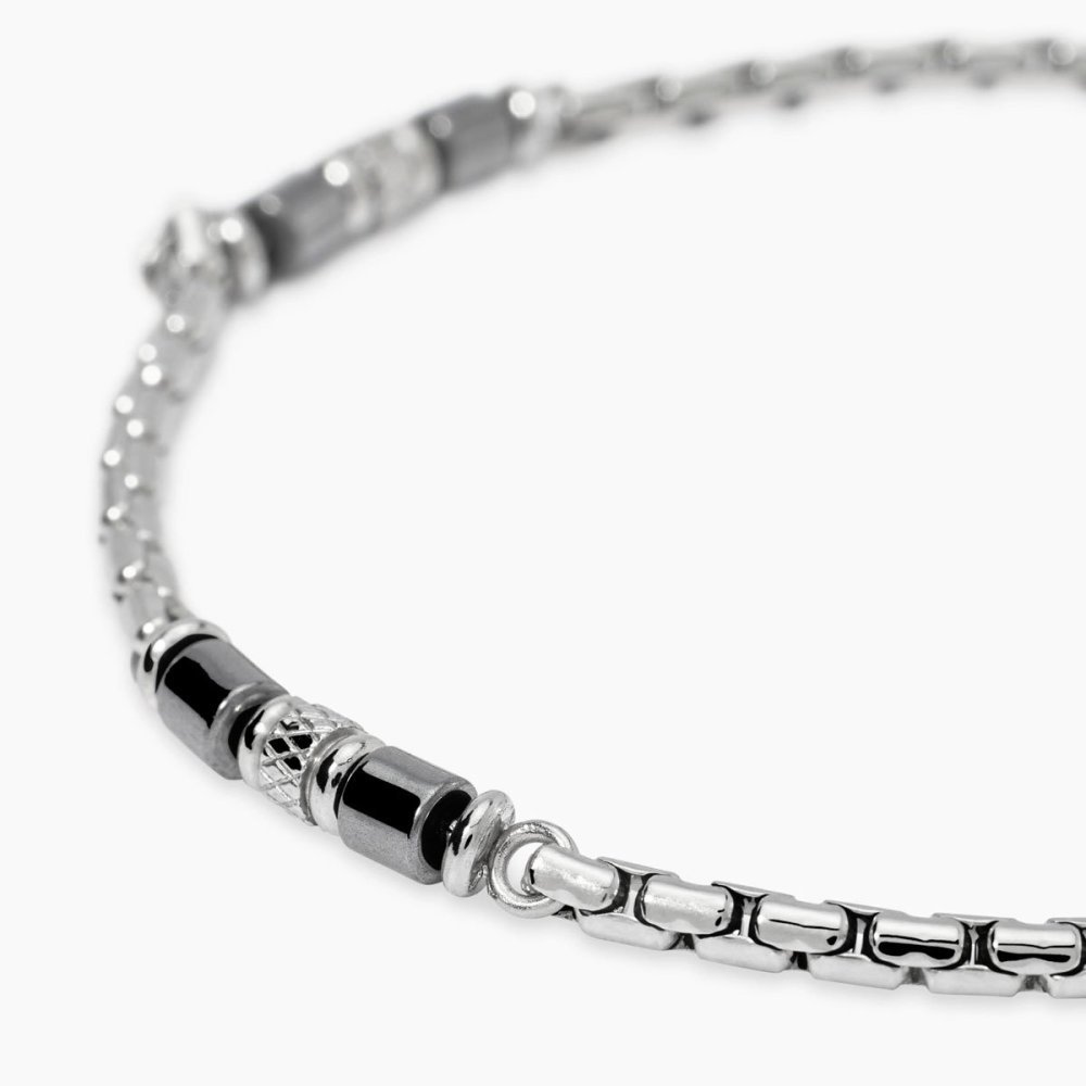 Kidult - Bracciale In Acciaio - Ematite