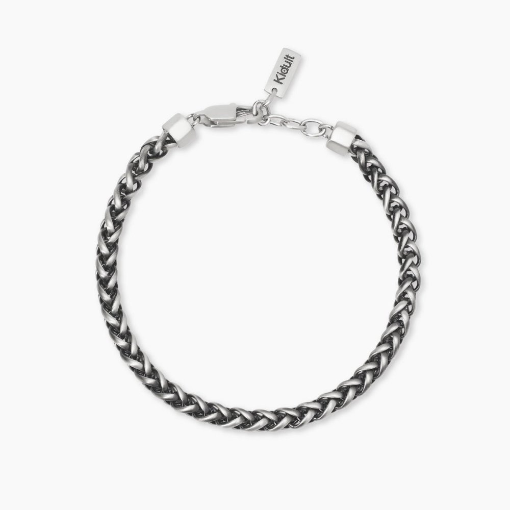 Kidult - Bracciale In Acciaio - Pvd Gunmetal