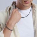 Kidult - Bracciale In Acciaio - Pvd Gunmetal