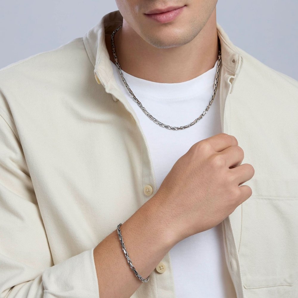 Kidult - Collana In Acciaio 316L - Catena Fancy